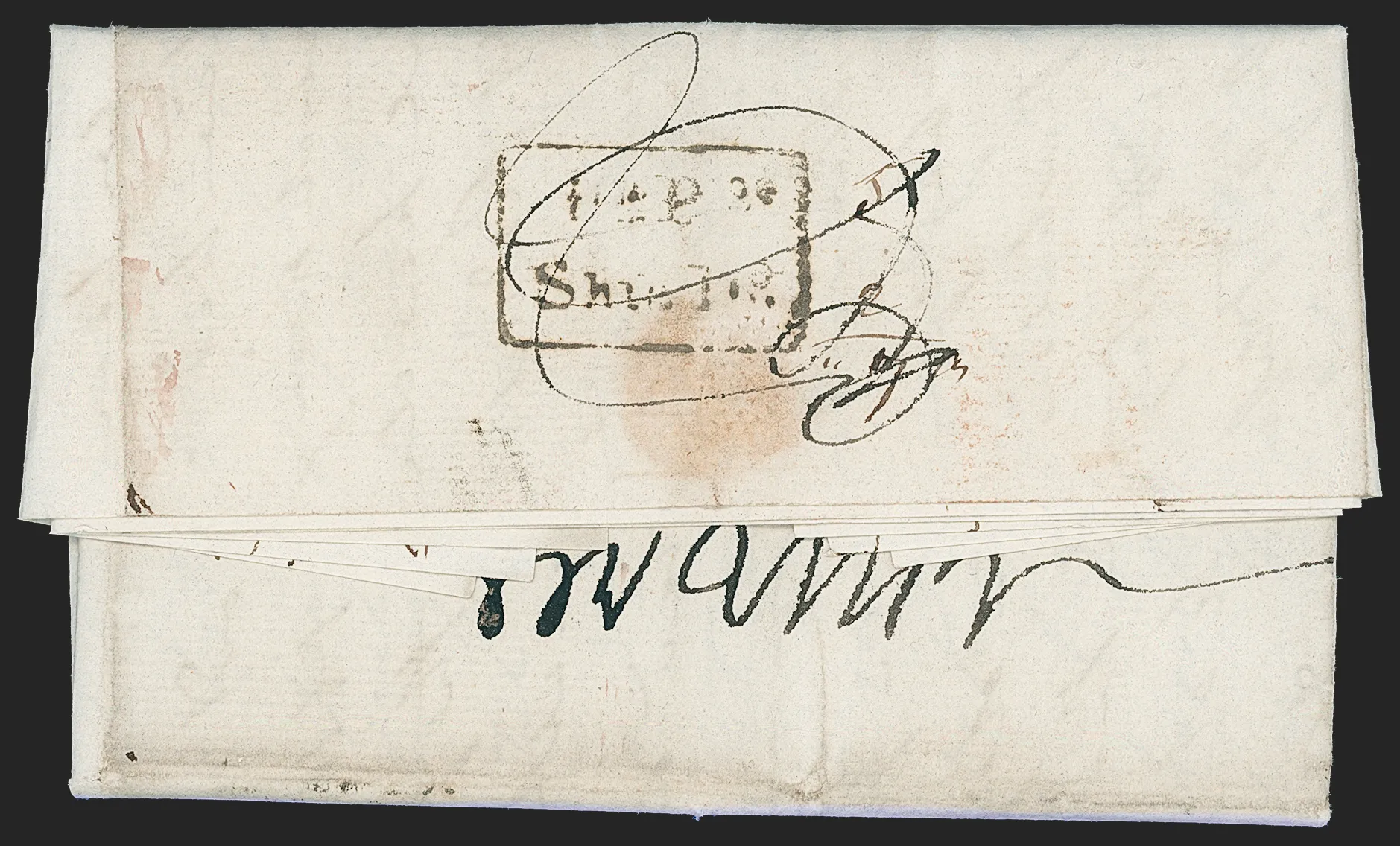 Calcutta SR8 pre stamp cover — COV-23