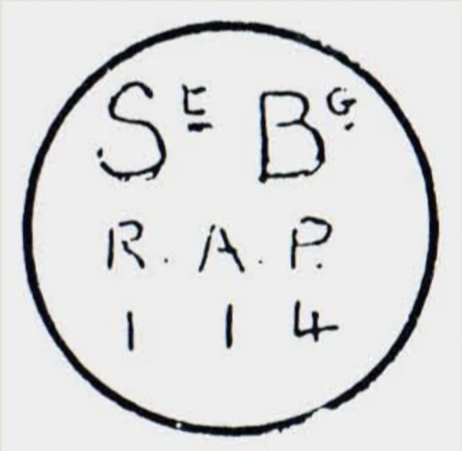 Bombay SR41 handstamp