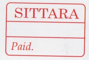 Sittara HG 1a handstamp