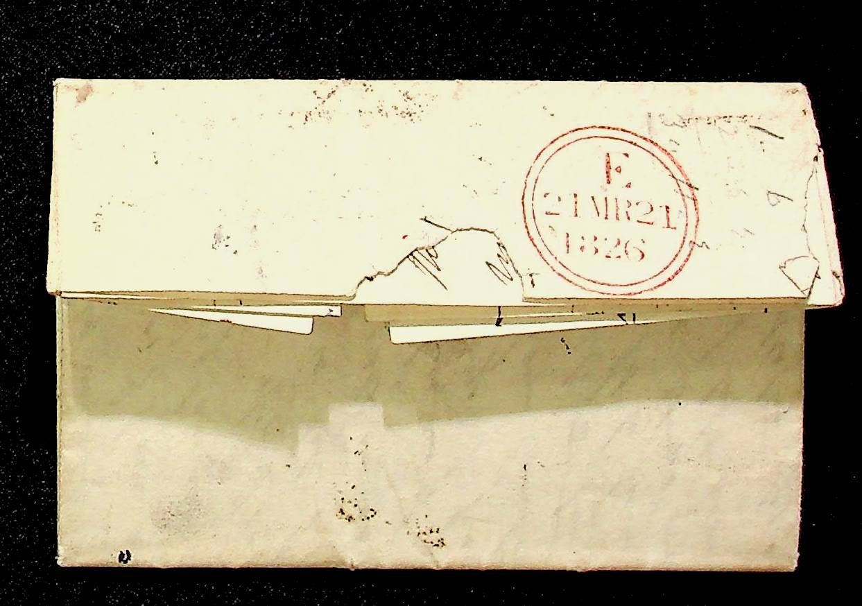 Calcutta SD8a pre stamp cover — scan 2 (COV-3943)