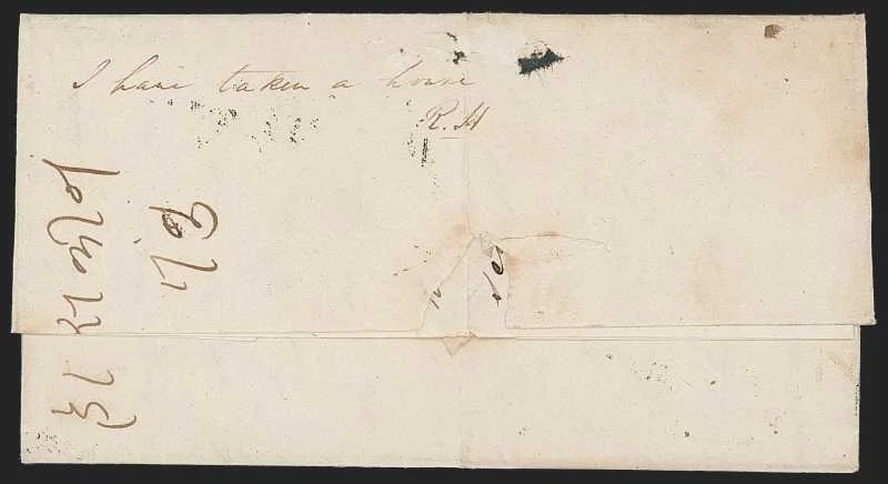 Surat HG 4 pre stamp cover — back (COV-325)