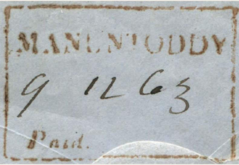 HG 3 handstamp from Manuntaddy