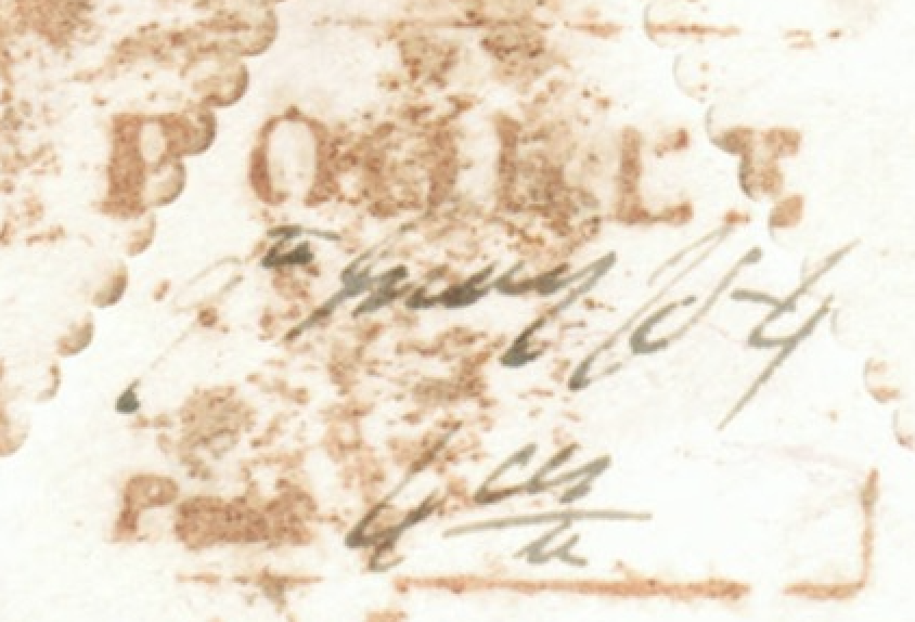HG 2 handstamp from Pooree