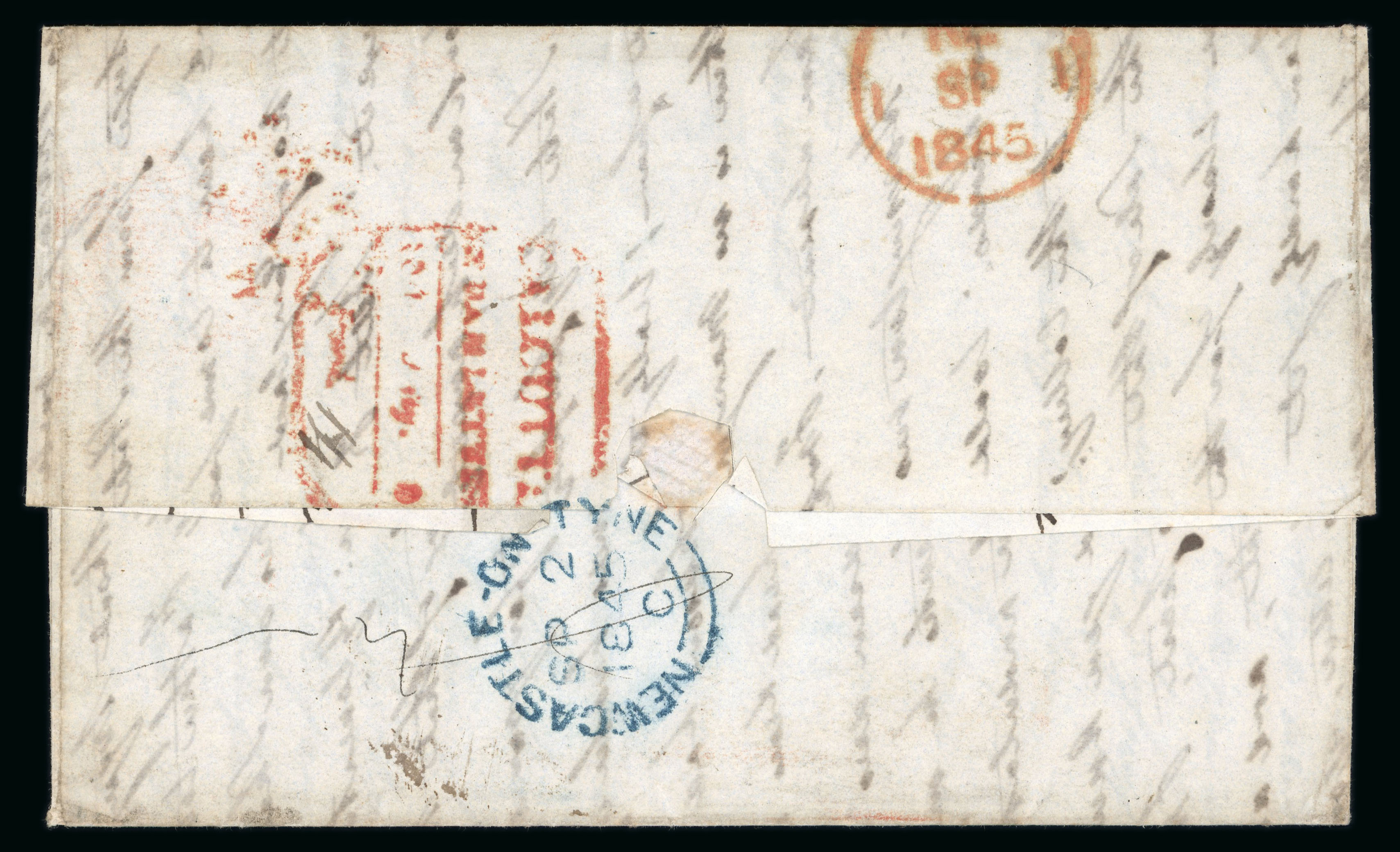 Pre-stamp cover of India — Calcutta SD16, scan 4 (COV-4959)