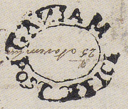 HG 2 handstamp from Ganjam