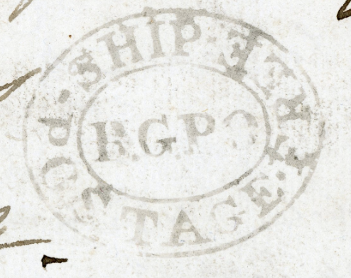 SD5 handstamp from Bombay