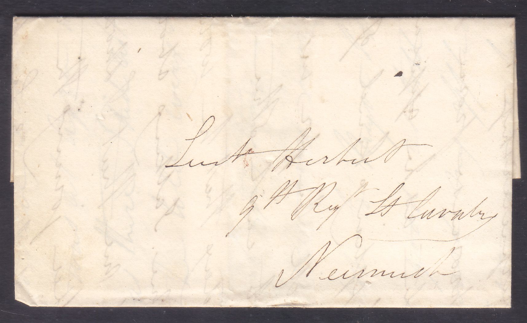 Muttra HG 1 pre stamp cover — scan 2 (COV-3770)