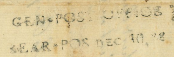 HG 8 handstamp from Calcutta