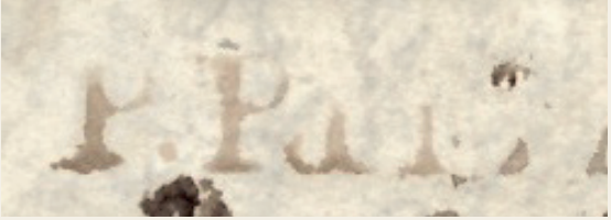 HG 1A handstamp from Palamcotah