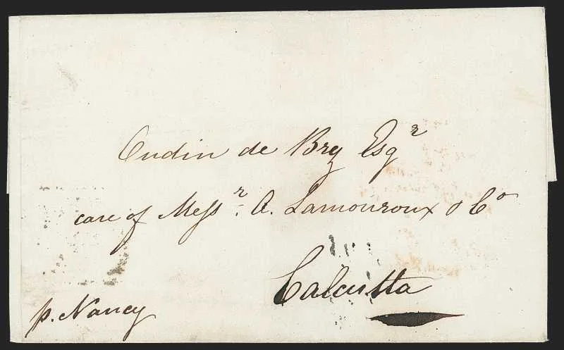 Kedgeree S3 pre stamp cover — back (COV-648)