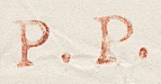 Margao FP 4 — pre-1854 Indian handstamp, —, Red