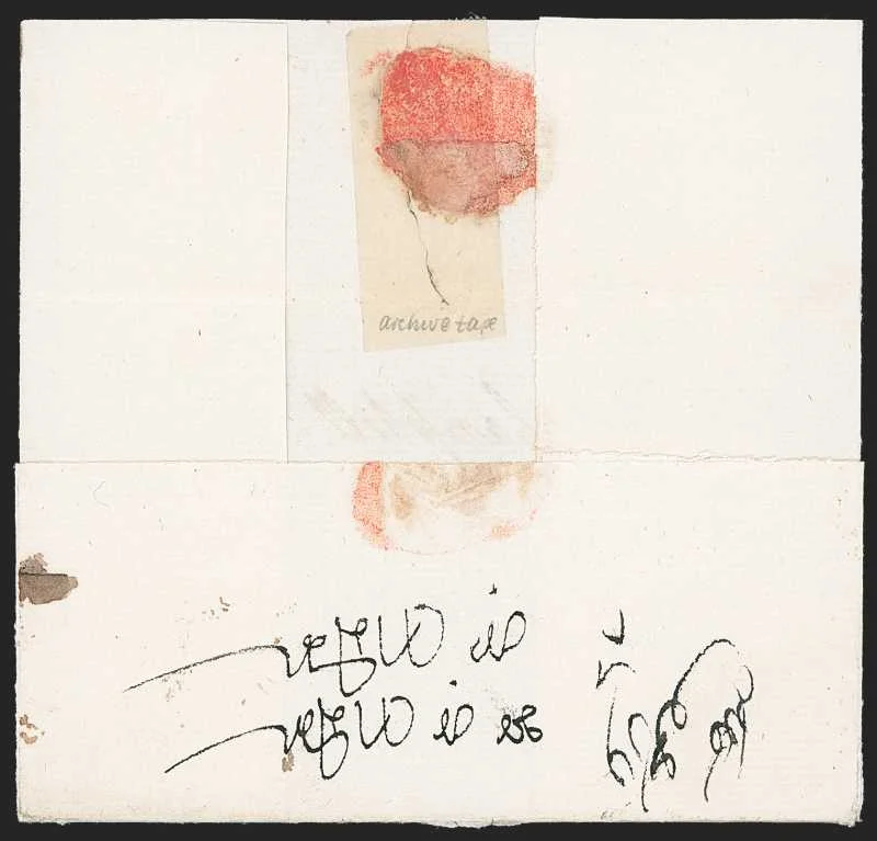 Cawnpore HG 1 pre stamp cover — back (COV-84)