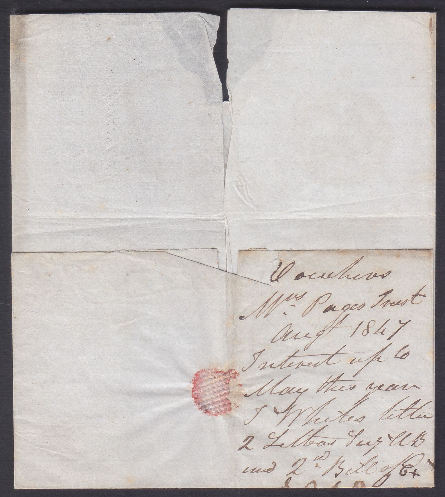 Calcutta SD17 pre stamp cover — scan 2 (COV-3761)