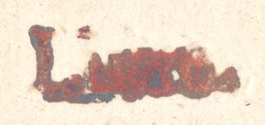 Ponda FP 3 — pre-1854 Indian handstamp, —, Red