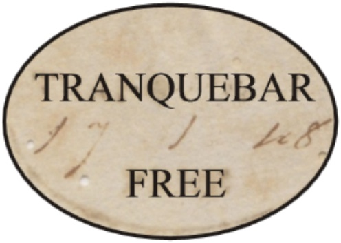 Pre-stamp cover of India — Tranquebar HG 8, front (COV-4539)