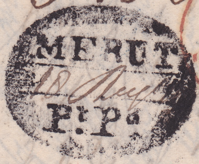 HG 3A handstamp from Merut
