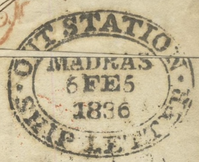 Madras SD11 handstamp