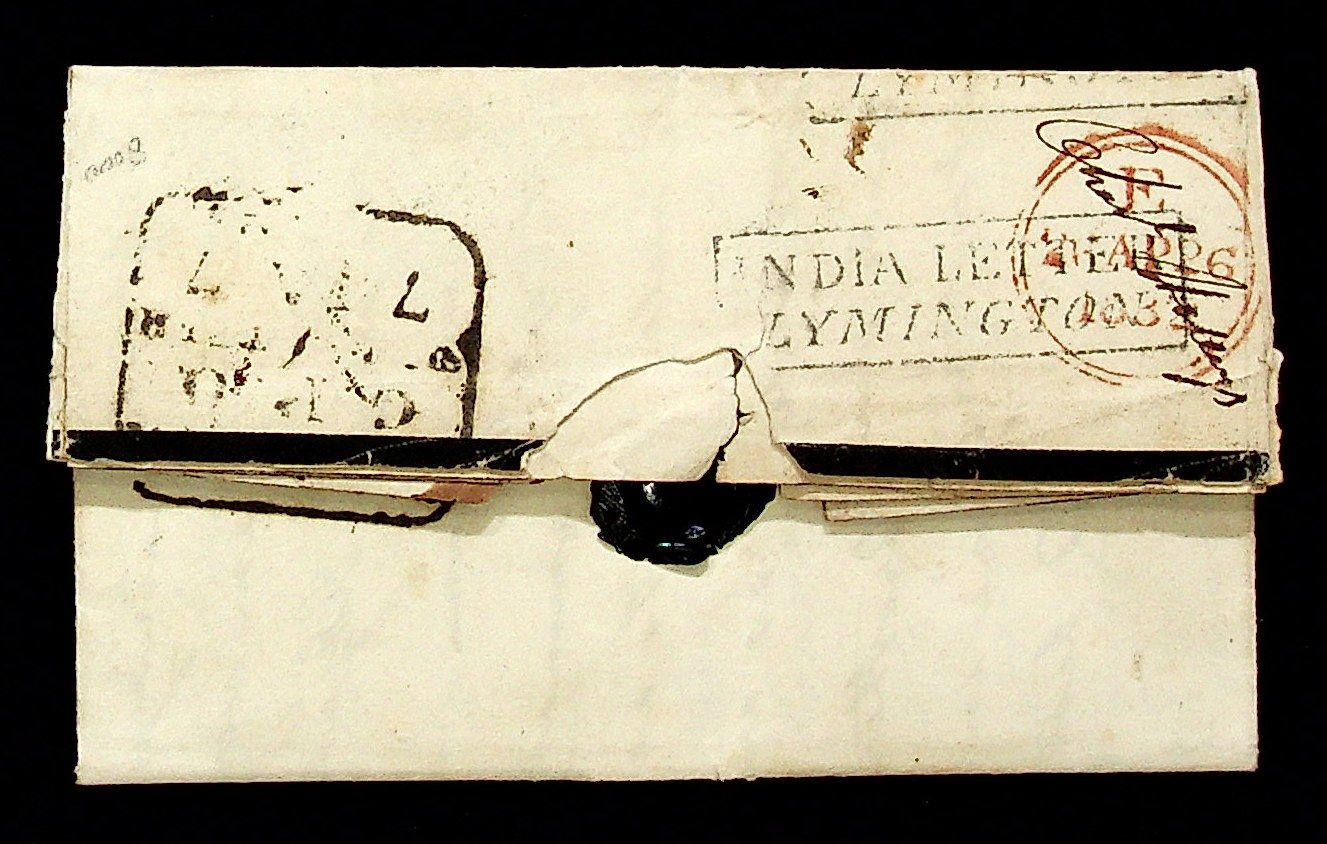 1832 Calcutta G8 pre stamp cover — COV-3620