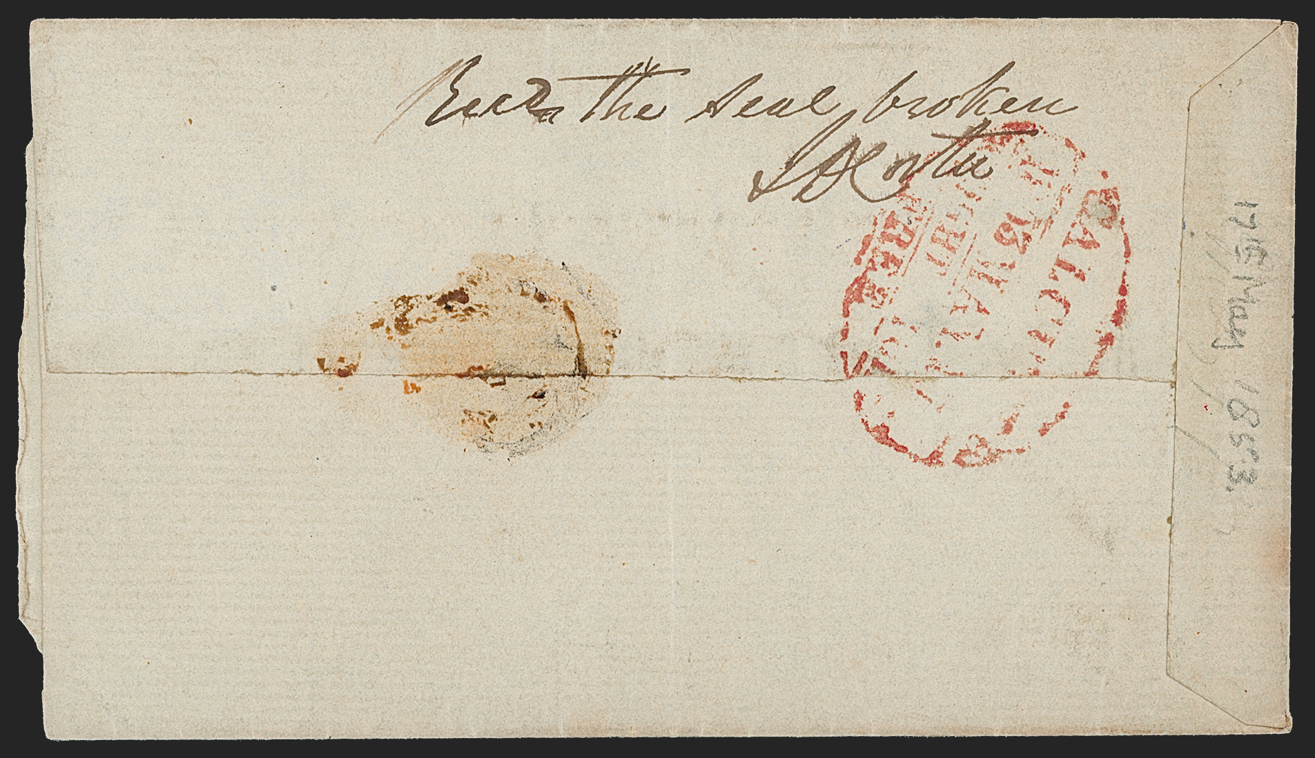 Pre-stamp cover of India — Calcutta HG 29, scan 2 (COV-5267)