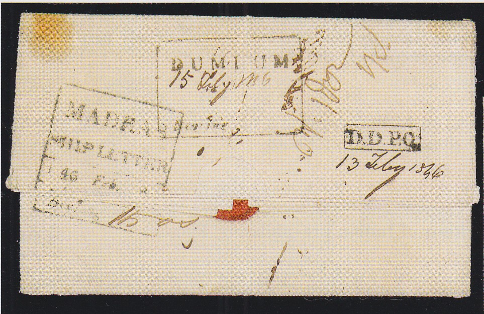 DumDum HG 5 pre stamp cover — scan 2 (COV-1064)