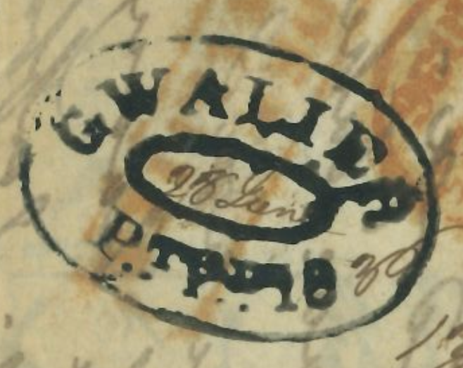 HG 4b handstamp from Gwalior