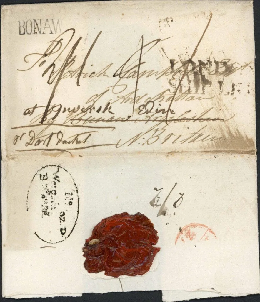 1795 Calcutta SD1 pre stamp cover — COV-529