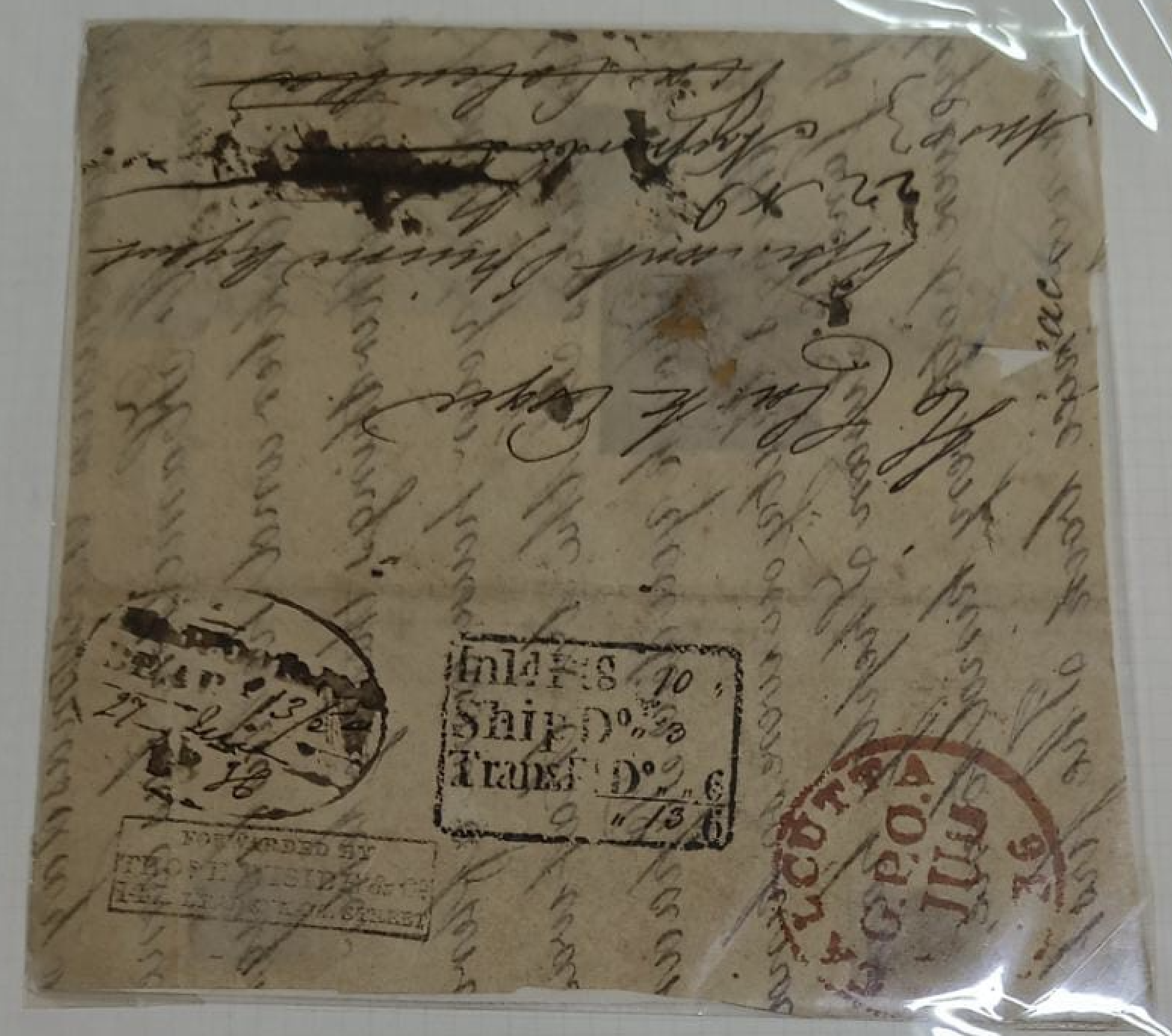 13 July 1836 Rajputana HG 5 pre stamp cover — COV-2741