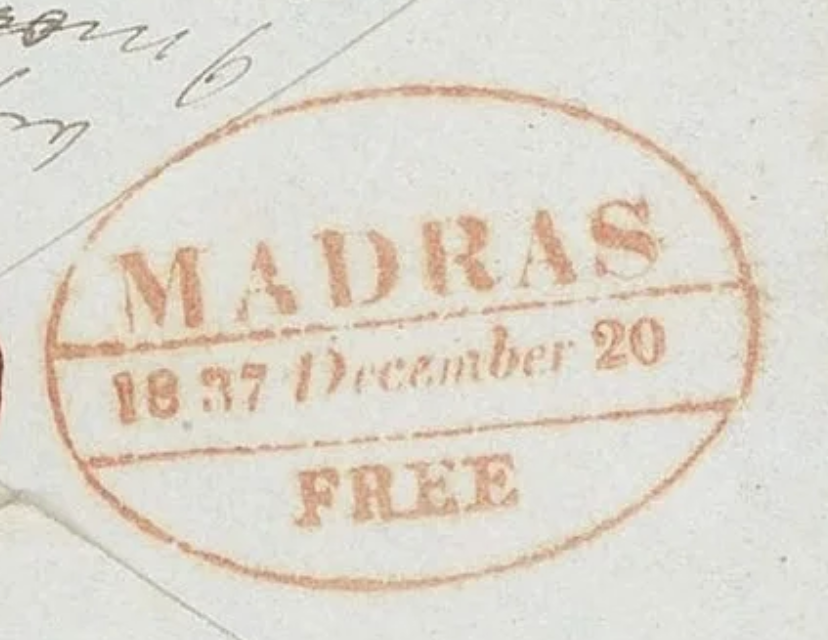Madras HG 21 (Handstamp)