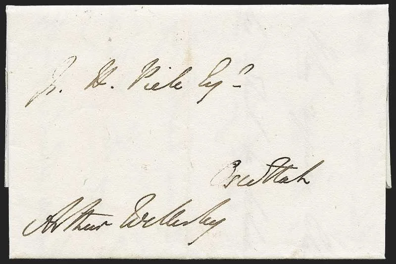 Seringapatam HG 4 pre stamp cover — back (COV-68)