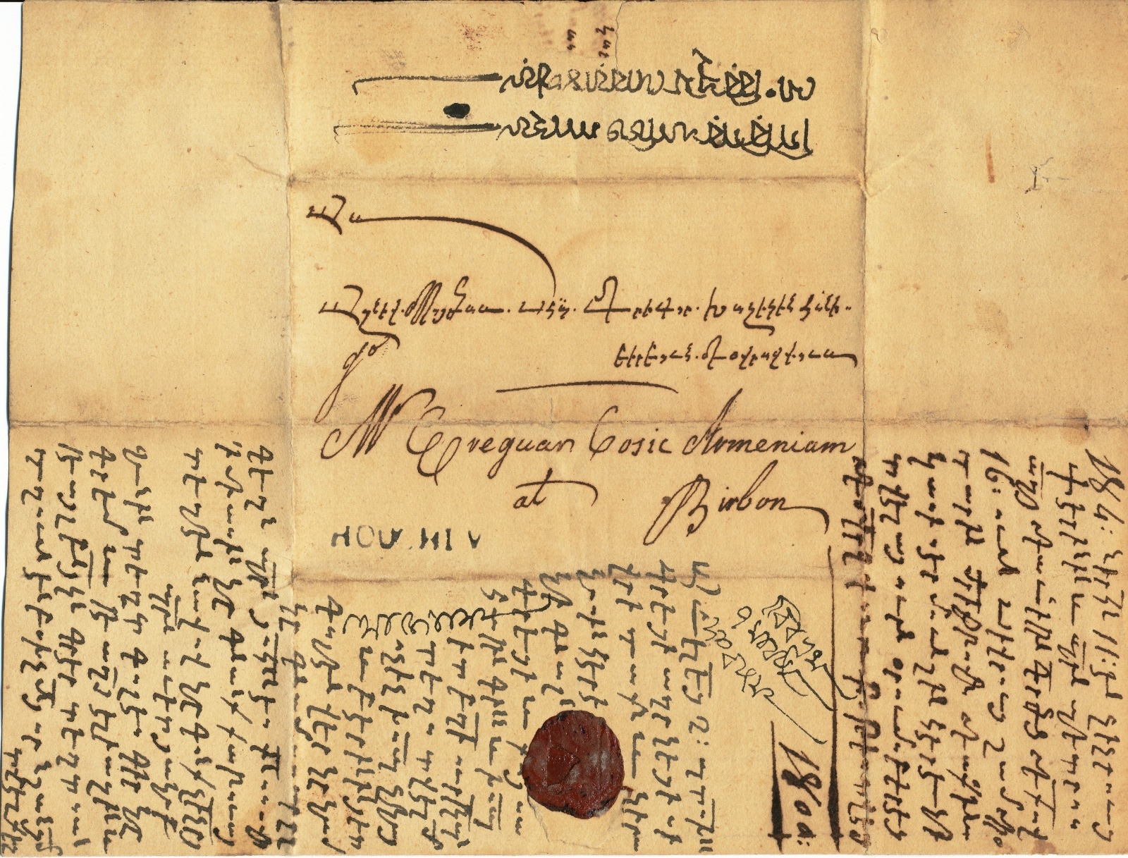 Houghly HG 1 pre stamp cover — COV-2838