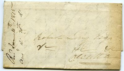 Merut HG 2 pre stamp cover — back (COV-4422)