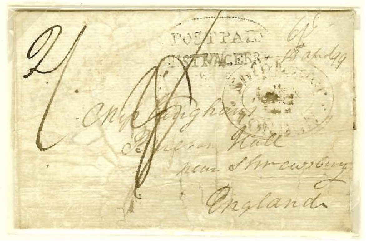 18 April 1799 Kristnagerry HG 1 pre stamp cover — COV-793