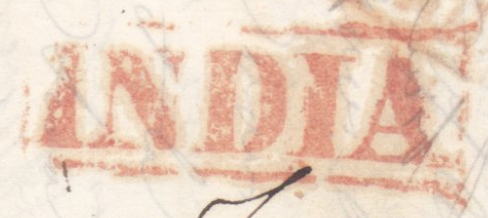SD17 handstamp from Calcutta