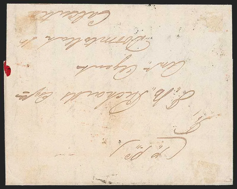Houghly HG 2 pre stamp cover — back (COV-640)