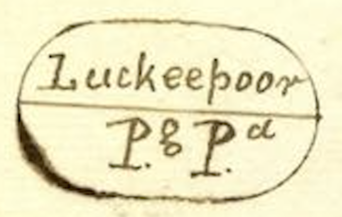 HG 1 handstamp from Luckeepoor