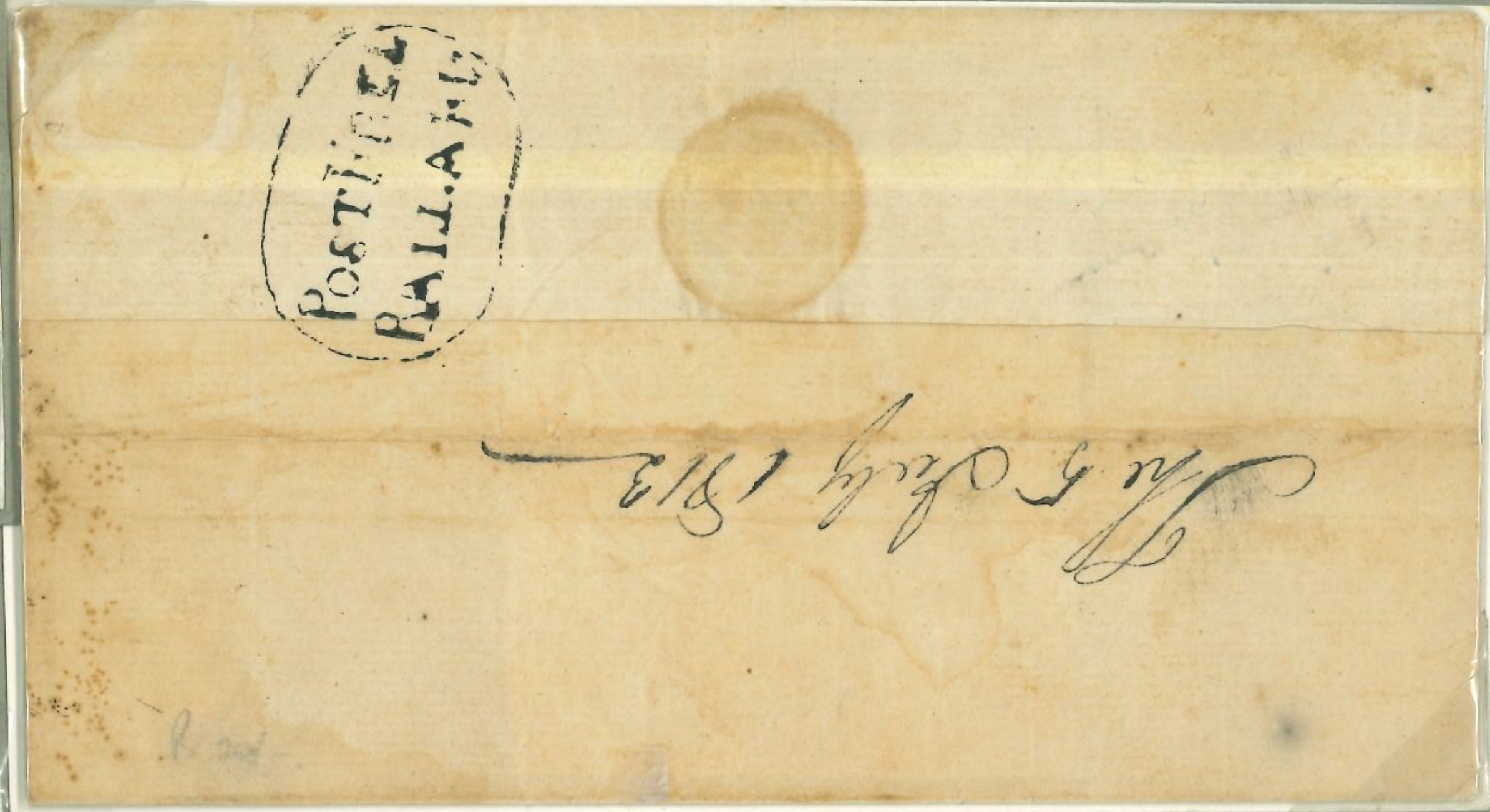 1813 Bellary HG 2 pre stamp cover — COV-2050