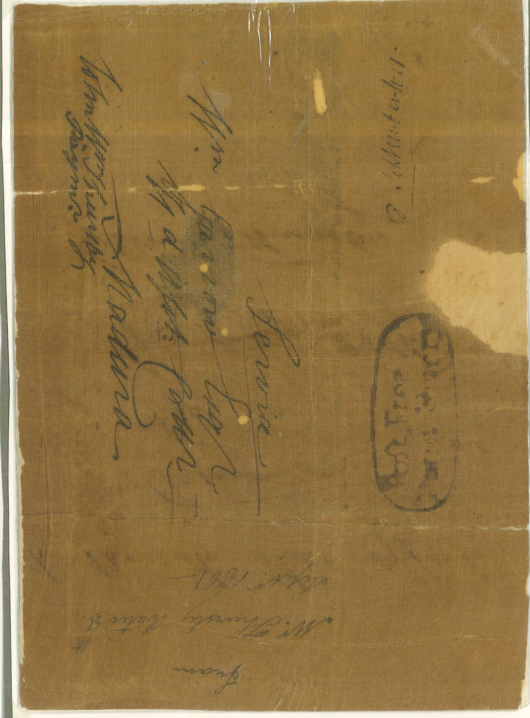 8 September 1801 Pondicherry HG 3A pre-stamp cover — COV-2542