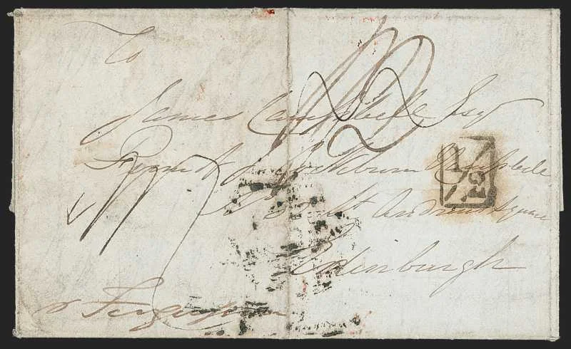 Sobathoo HG 1 pre stamp cover — back (COV-321)