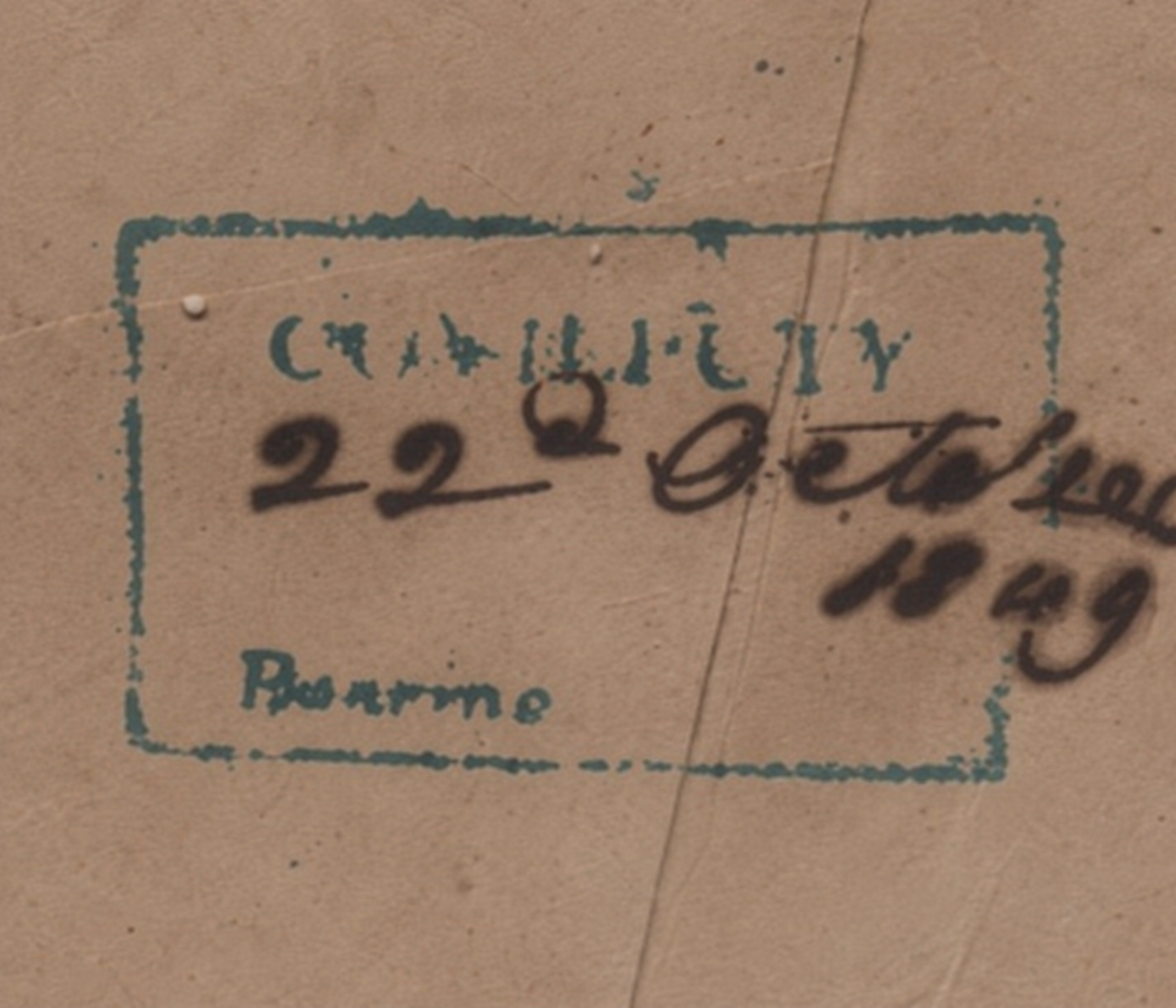 HG 2 handstamp from Covilputy