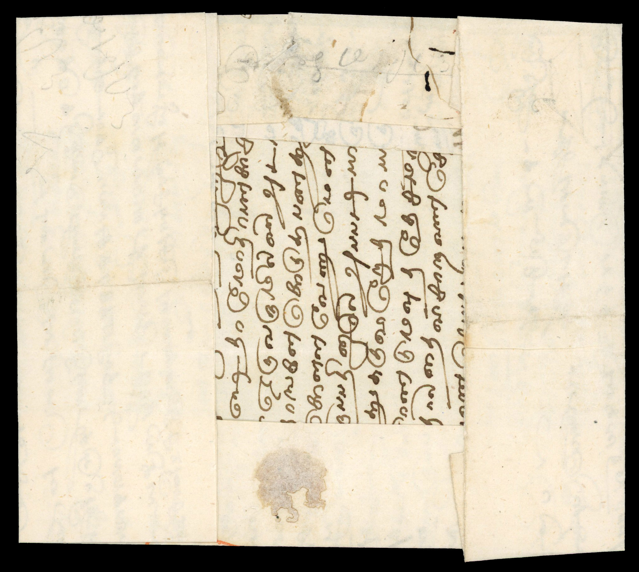 Tranquebar HG 6 pre stamp cover — back (COV-3548)