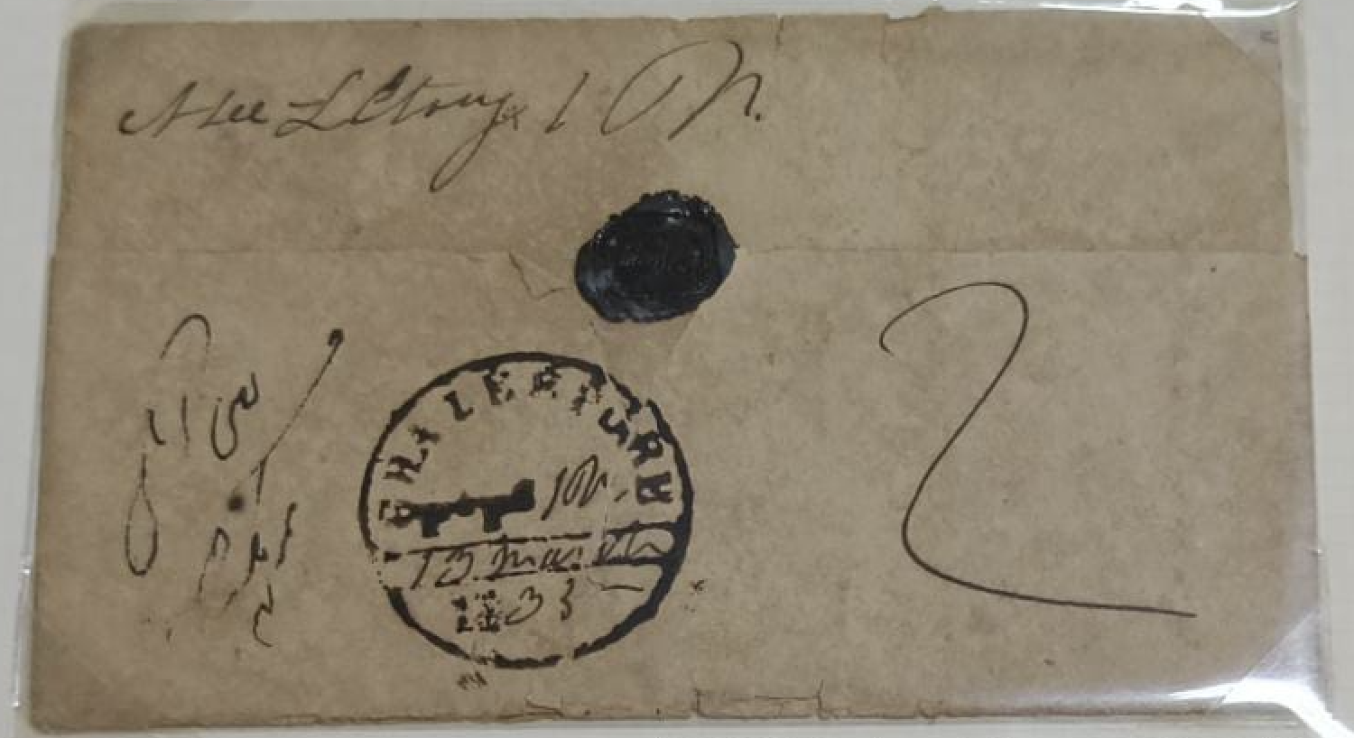 13 March 1833 Ghazeepore HG 5 pre stamp cover — COV-2750