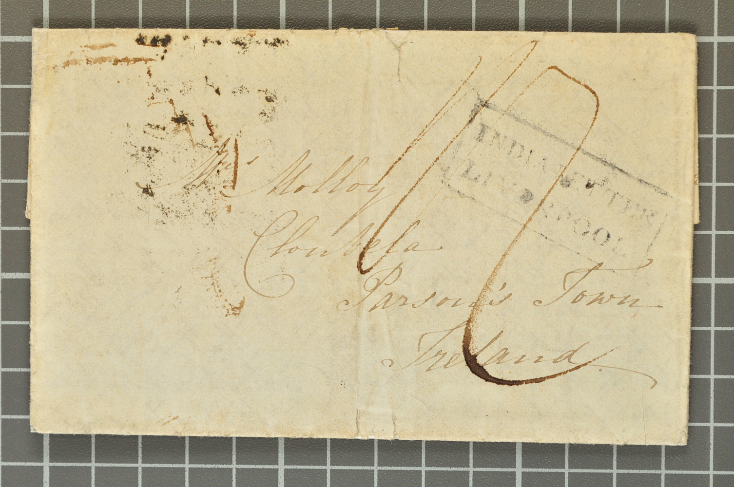 Muttra HG 1 pre stamp cover — scan 2 (COV-927)