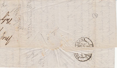 Belgaum HG 5 pre stamp cover — back (COV-4834)
