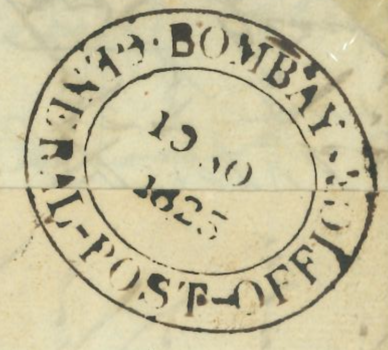 G1 handstamp from Bombay