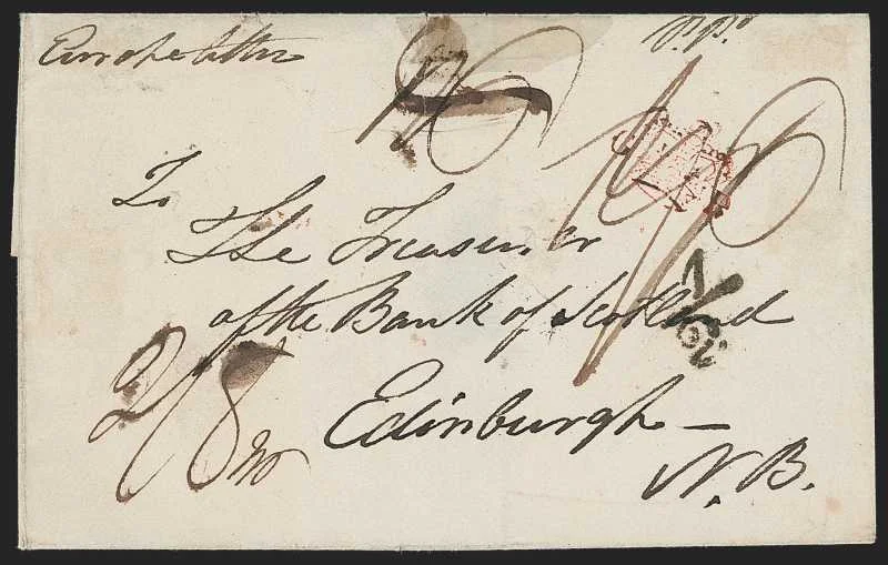 Vellore HG 6 pre stamp cover — back (COV-508)