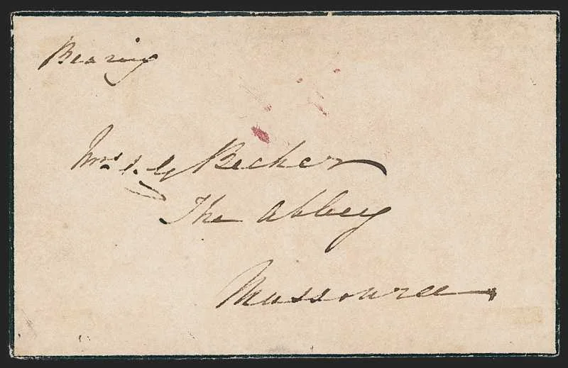 Sultapore HG 1 pre stamp cover — back (COV-322)