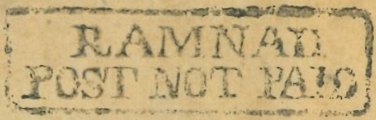 HG 1A handstamp from Ramnad