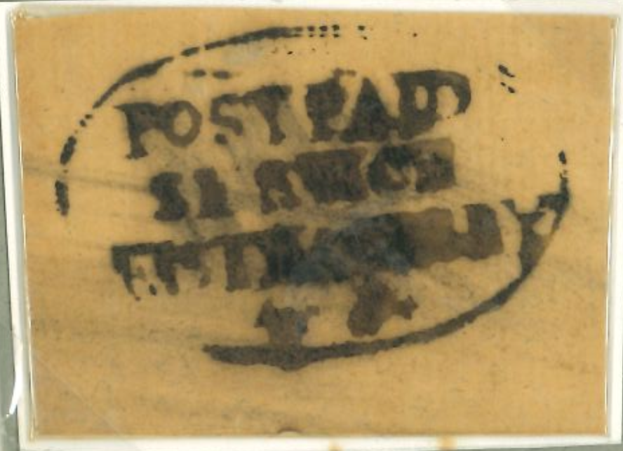 Kristnagerry HG 2 — pre-1854 Indian handstamp, 1799, Black (alternate)