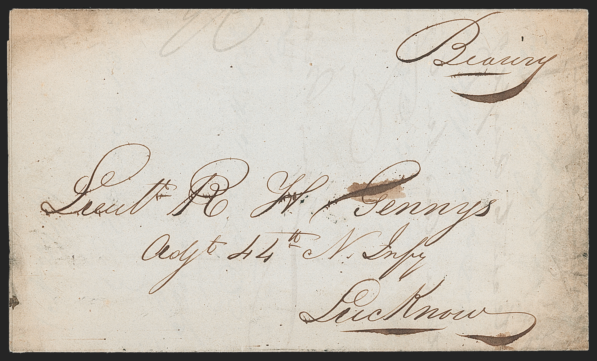 Pre-stamp cover of India — Lucknow HG 9, scan 2 (COV-5297)