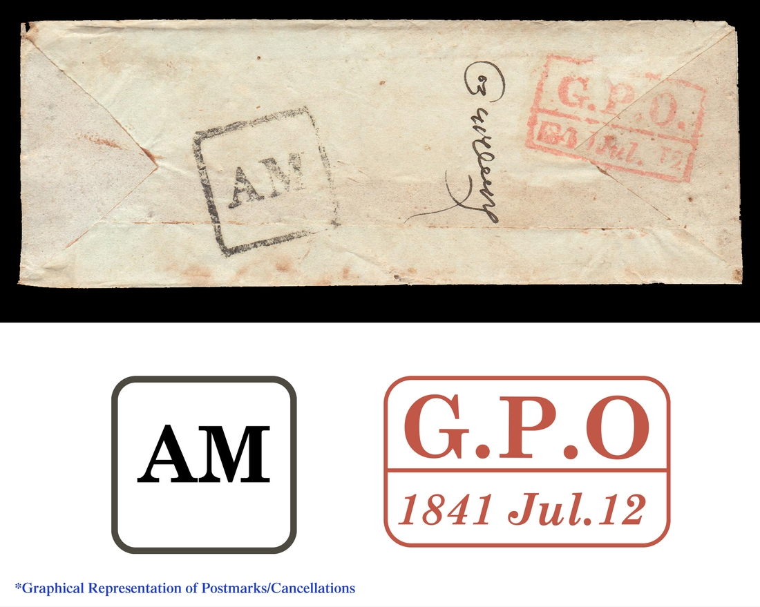 Belgaum HG 3 pre stamp cover — back (COV-4752)